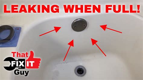 How To Fix A Leaking Bathtub Overflow Drain